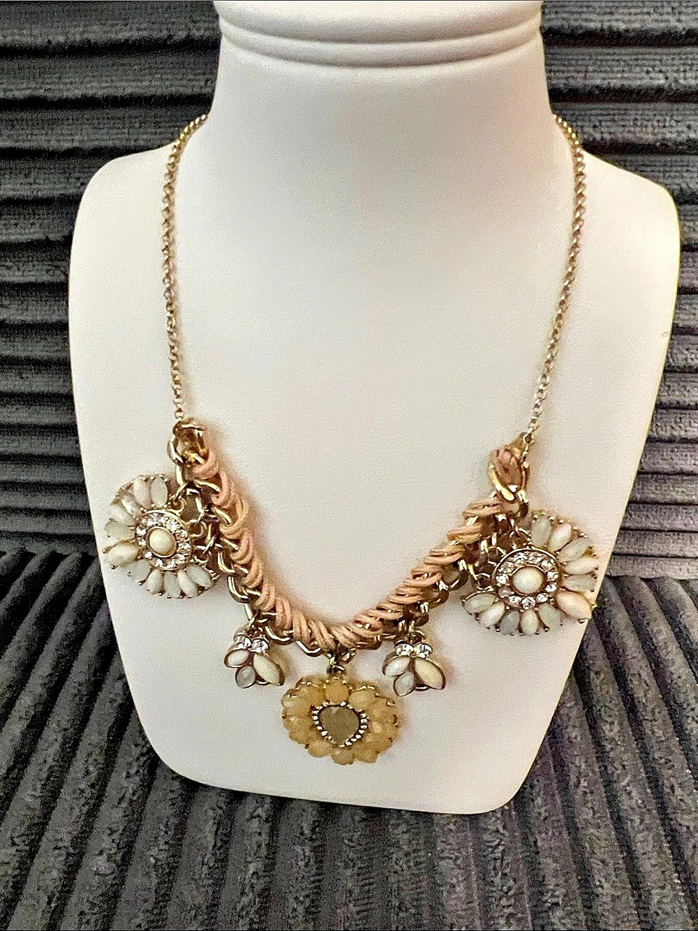 Lauren Conrad Floral Pendant Necklace